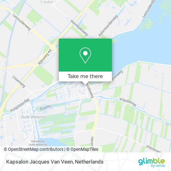 Kapsalon Jacques Van Veen map