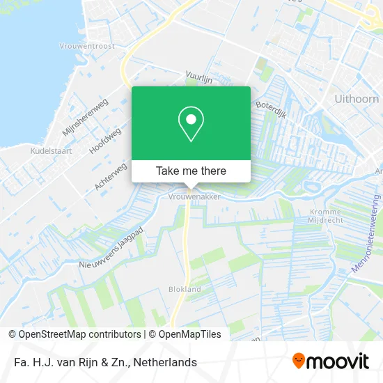 Fa. H.J. van Rijn & Zn. map