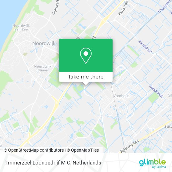 Immerzeel Loonbedrijf M C map