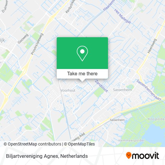 Biljartvereniging Agnes map