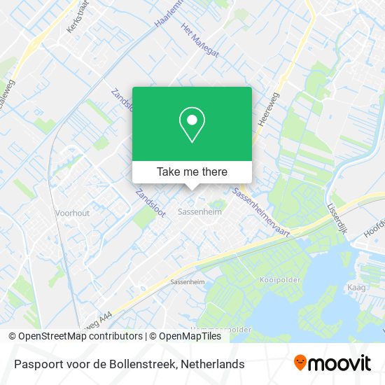 Paspoort voor de Bollenstreek map