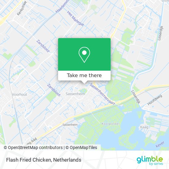 Flash Fried Chicken map