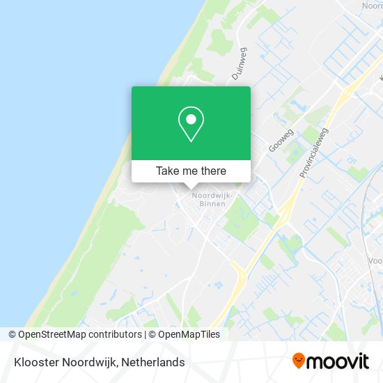 Klooster Noordwijk map