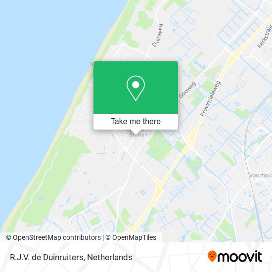 R.J.V. de Duinruiters map