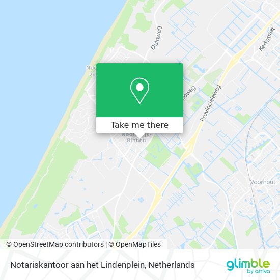 Notariskantoor aan het Lindenplein map