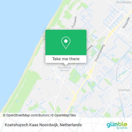 Koetshuysch Kaas Noordwijk Karte