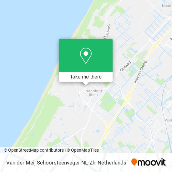 Van der Meij Schoorsteenveger NL-Zh map