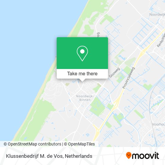 Klussenbedrijf M. de Vos Karte