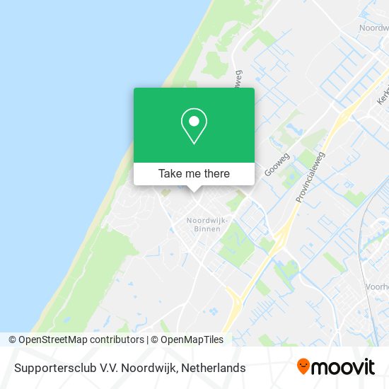 Supportersclub V.V. Noordwijk Karte