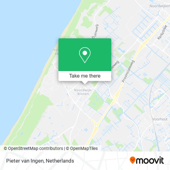 Pieter van Ingen map