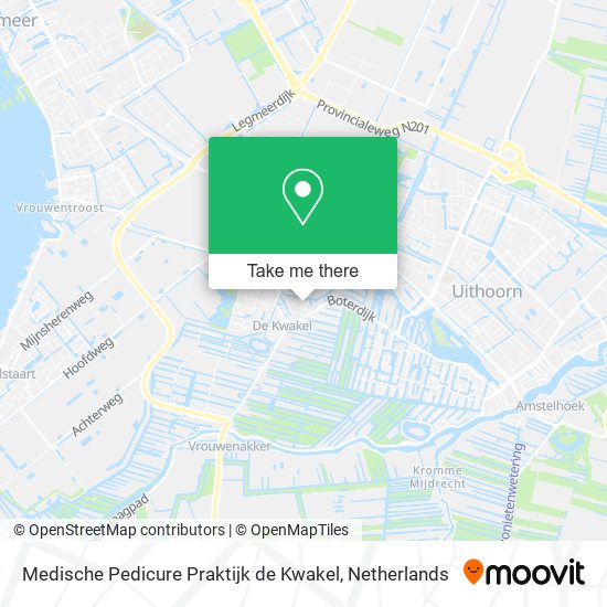 Medische Pedicure Praktijk de Kwakel map