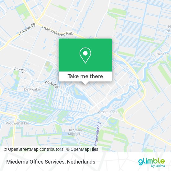 Miedema Office Services map