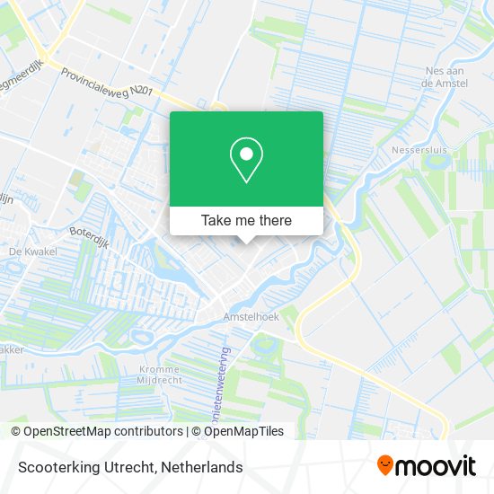 Scooterking Utrecht map