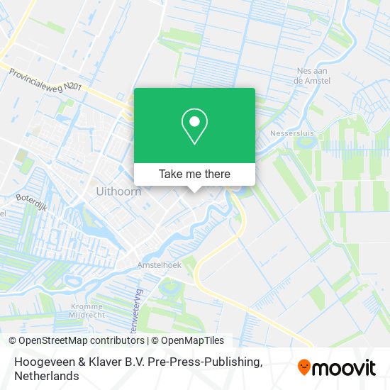 Hoogeveen & Klaver B.V. Pre-Press-Publishing Karte