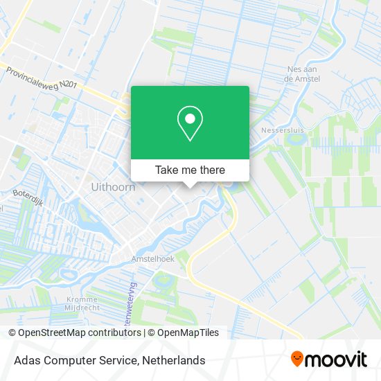 Adas Computer Service map