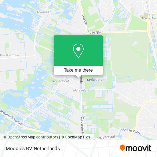 Moodies BV map