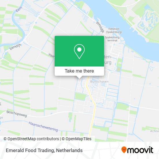 Emerald Food Trading map