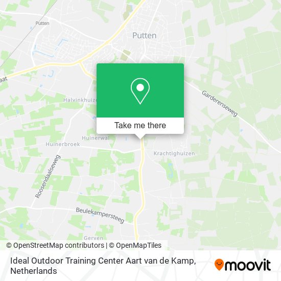 Ideal Outdoor Training Center Aart van de Kamp map