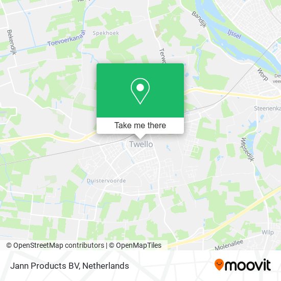 Jann Products BV map