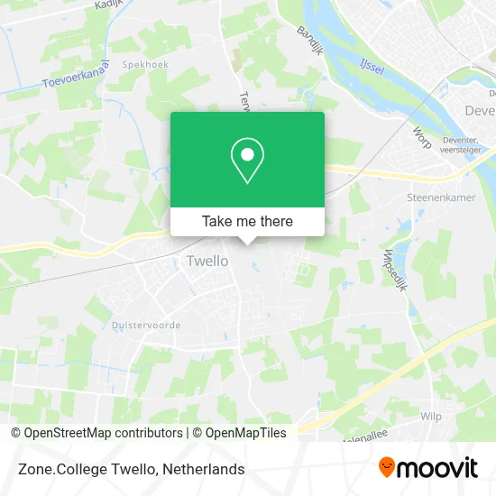 Zone.College Twello map