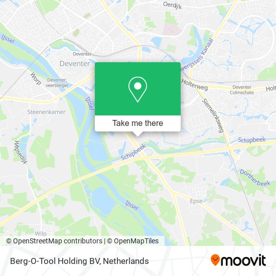 Berg-O-Tool Holding BV map
