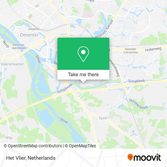 Het Vlier map