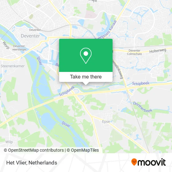Het Vlier map