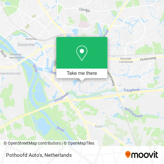 Pothoofd Auto's map