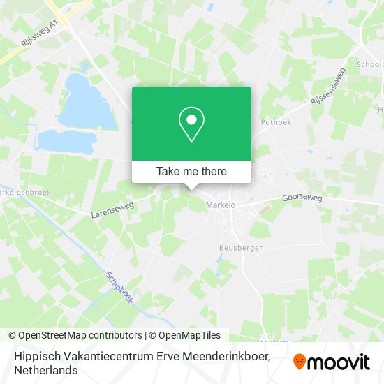 Hippisch Vakantiecentrum Erve Meenderinkboer map