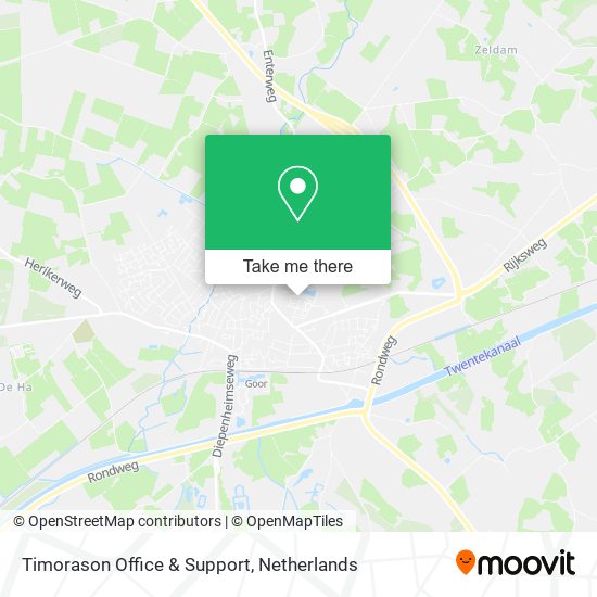 Timorason Office & Support map