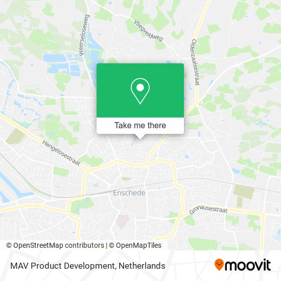 MAV Product Development map