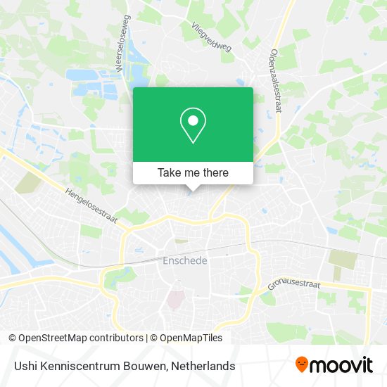 Ushi Kenniscentrum Bouwen map