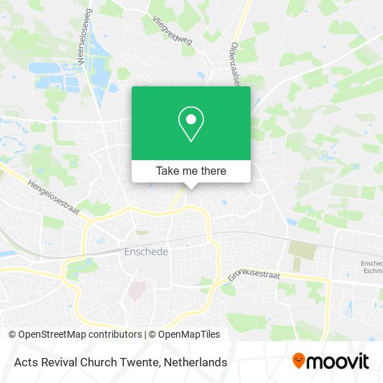 Acts Revival Church Twente map