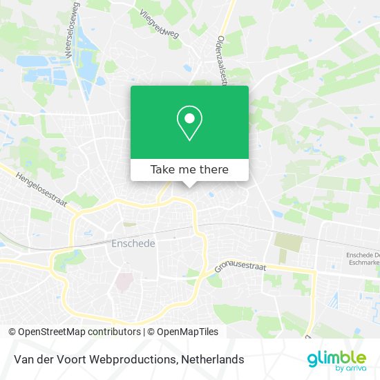 Van der Voort Webproductions map