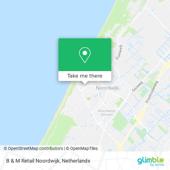 B & M Retail Noordwijk map