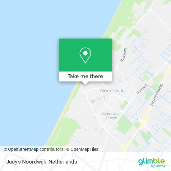 Judy's Noordwijk map