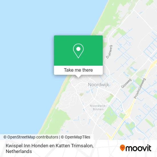 Kwispel Inn Honden en Katten Trimsalon Karte
