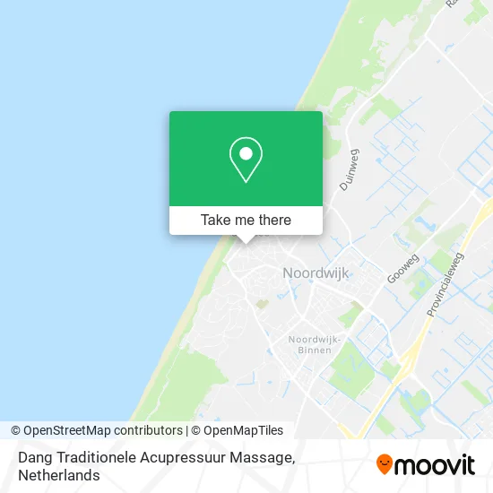 Dang Traditionele Acupressuur Massage Karte