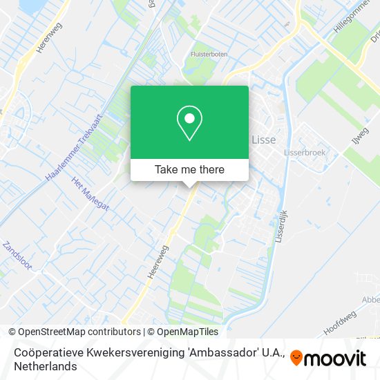 Coöperatieve Kwekersvereniging 'Ambassador' U.A. map