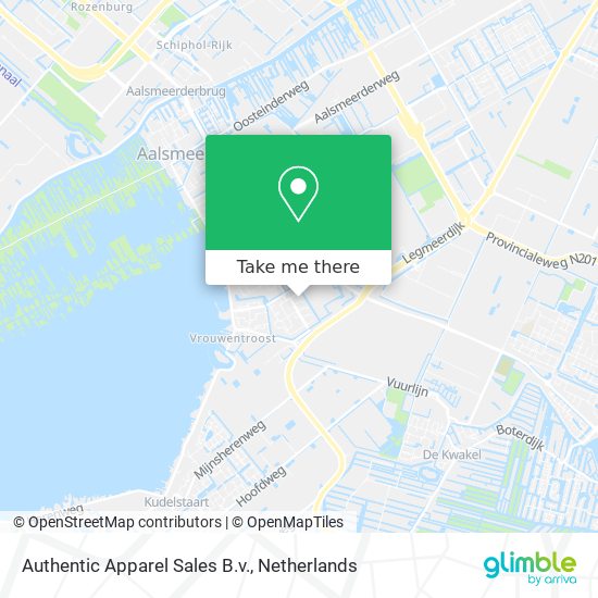 Authentic Apparel Sales B.v. map