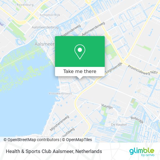 Health & Sports Club Aalsmeer Karte