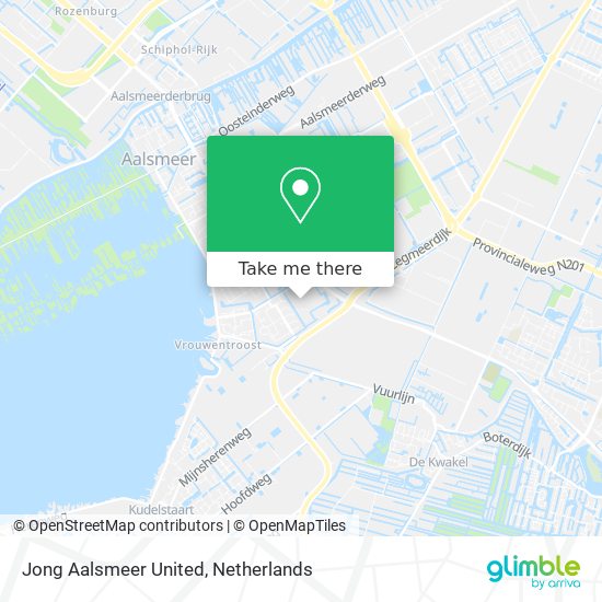 Jong Aalsmeer United map