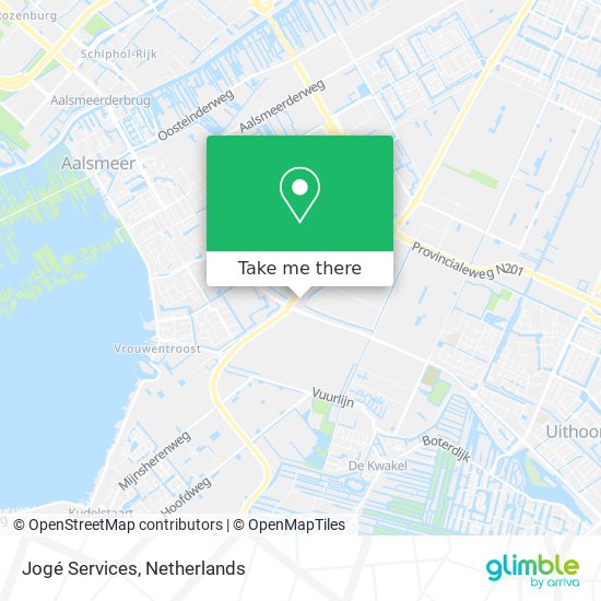 Jogé Services map
