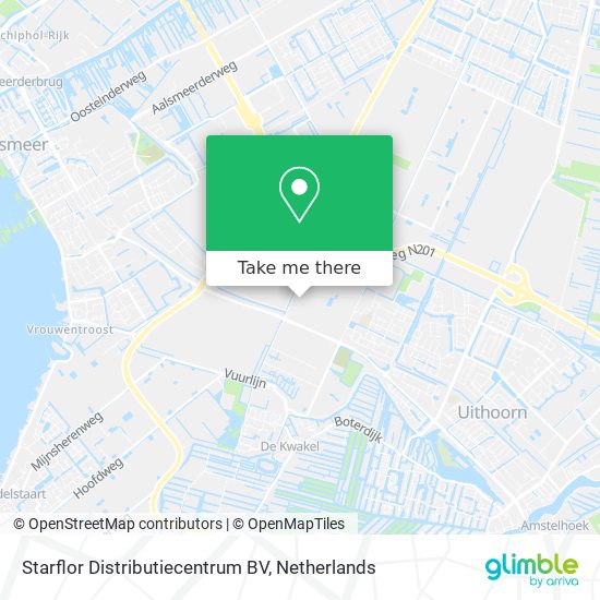 Starflor Distributiecentrum BV map