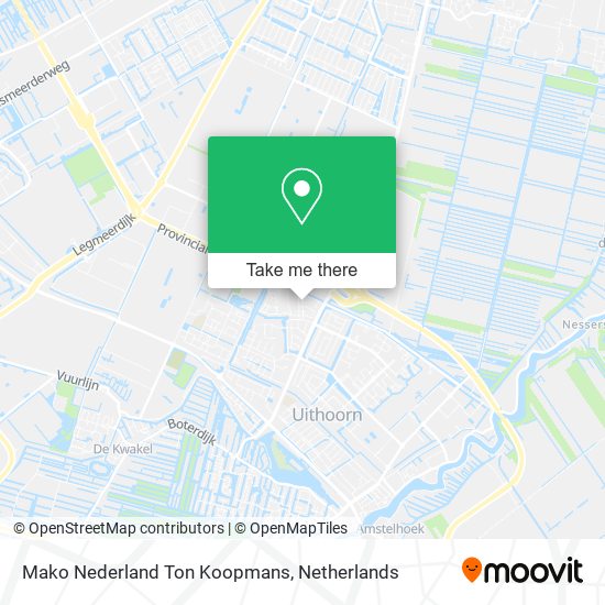 Mako Nederland Ton Koopmans map