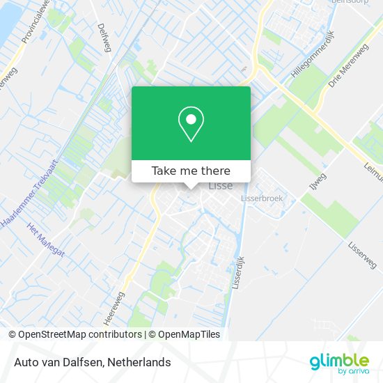 Auto van Dalfsen map