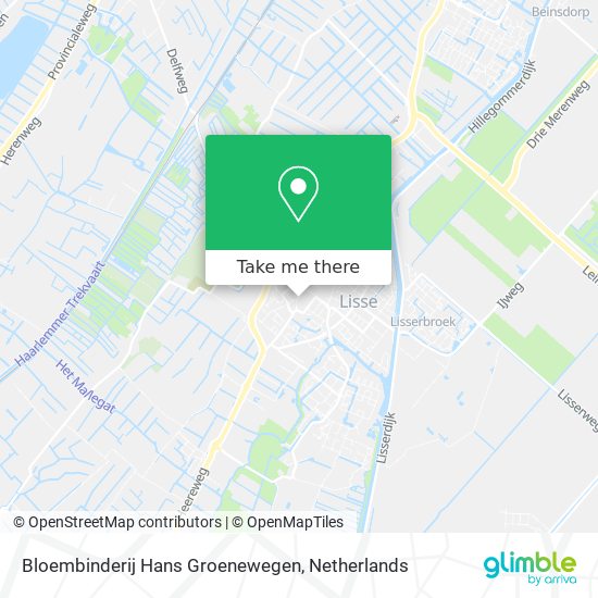 Bloembinderij Hans Groenewegen map