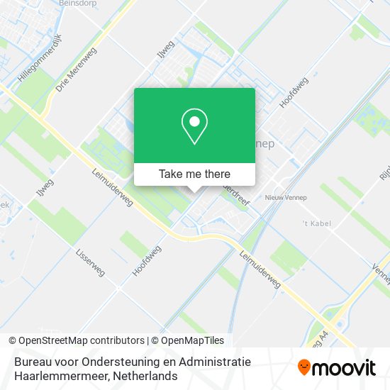 Bureau voor Ondersteuning en Administratie Haarlemmermeer Karte
