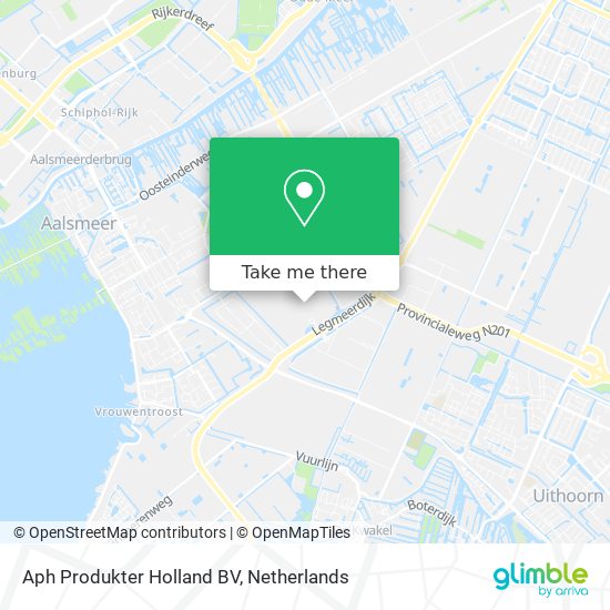 Aph Produkter Holland BV map