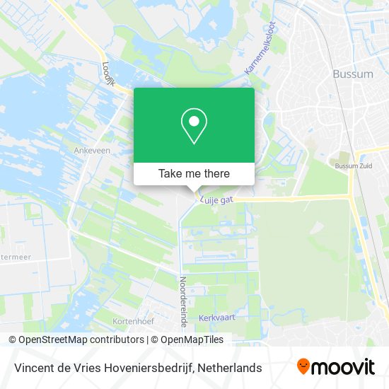 Vincent de Vries Hoveniersbedrijf map